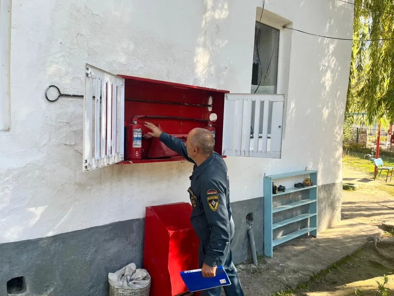 Работники ПЧ-34 провели мероприятия в рамках многоцелевого выезда